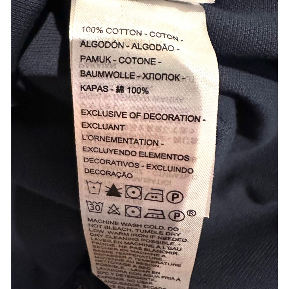 Dockers Short Sleeve Polo Shirt Navy Blue Cotton Slim Fit Mens 2XL Quick-Dry NWT - Picture 5 of 13
